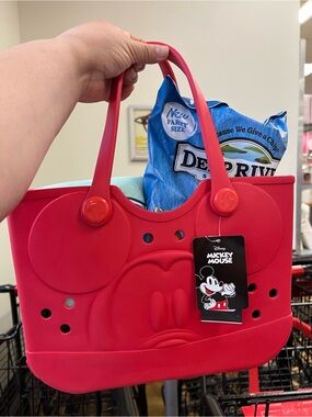Disney Red Mickey Mouse Silicone Tote